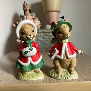 Lefton Christmas Mice